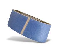 MENZER Blue Bandes abrasives, 610 x 100 mm, p. Ponceuses à bande portatives, Corindon de zirconium (Lot de 10) G40