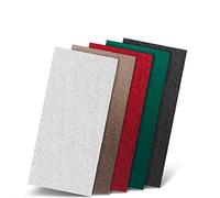 MENZER Pads Abrasifs manuels, 250 x 115 mm, p. Cales à poncer, Polyester (Lot de 10) noir