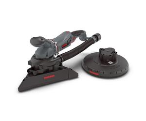 MENZER Ponceuse à Plâtre Compacte TSW 225 avec Système de Tête Interchangeable & Kit d’Abrasifs