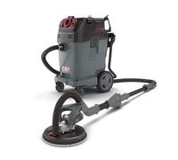MENZER Ponceuse Girafe LHS 225 PRO & Aspirateur de Sécurité (Aspirateur Eau et Poussière) VCL 550 PRO, avec Kit d’Abrasifs