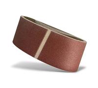 MENZER Red Bandes abrasives, 610 x 100 mm, p. Ponceuses à bande portatives, Corindon normal (Lot de 10) G80
