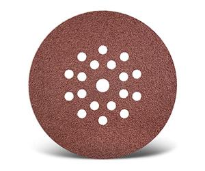 MENZER Red Disques abrasifs auto-agrippants, 225 mm, 19 trous, p. Ponceuses à plâtre, Corindon normal (Lot de 10) G16