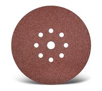 MENZER Red Disques abrasifs auto-agrippants, 225 mm, 9 trous, p. Ponceuses à plâtre, Corindon normal (Lot de 10) G16