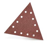 MENZER Red Disques abrasifs auto-agrippants, 290 x 250 mm, 12 trous, p. Ponceuses à plâtre, Corindon normal (Lot de 25) G240