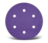 MENZER Titanium HD Disques abrasifs auto-agrippants, 150 mm, 6 trous, p. Ponceuses excentriques, Mix céramique (Lot de 50) G40
