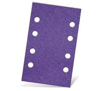 MENZER Titanium HD Feuilles abrasives 133 x 80 mm, 8 trous (Lot 50) G60