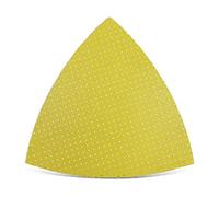 MENZER Ultrapad Feuilles abrasives auto-agrippantes, 93 mm, p. Ponceuses delta, Corindon supérieur blanc (Lot de 25) G40