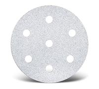 MENZER White Disques abrasifs auto-agrippants, 90 mm, 7 trous, p. Ponceuses excentriques, Corindon normal (Lot de 50) G240