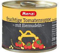 Menzi Soupe fruitée à la tomate avec des nouilles aux œufs et des herbes 1000ml