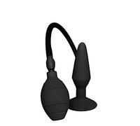 MenzStuff - plug anal gonflable - grande taille - silicone noir
