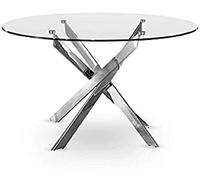 Menzzo AT10013 Croisade Table Chrome 125 x 180 x 10 cm