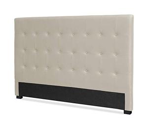 Menzzo Canapé Modulable Benoit en Velours Taupe et Gris - Canapé d’Angle Design Modulable 4 Places - L259 x P173,5 x H70 cm