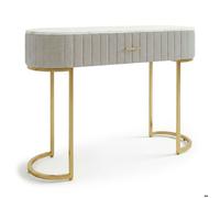 Menzzo Coiffeuse Paloma, 1 tiroir, velours taupe