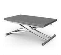 Menzzo Table Basse relevable Carrera Effet Béton