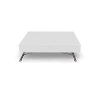 Menzzo Table basse relevable Sundance Blanc laqué