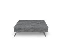 MENZZO Table basse relevable Sundance Effet Béton