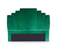 Menzzo Tête de lit Arena 140 cm Velours Vert