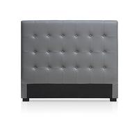 Menzzo Tête de lit Luxor – design contemporain – Gris