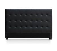 Menzzo – Tête de lit Luxor – 180 cm – Noir – Design élégant