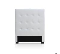 Menzzo Tête de lit capitonnée Amor 90 cm Blanc
