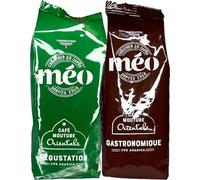 Méo Lot de 2 Café Moulu Oriental Pur Arabica Mouture Orientale Texture Farineuse 250g Chacun (Gastronomique + Dégustation)