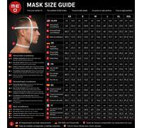 MEO® Masque en latex noir - DeviantVeil™ - SecondSkin™ - Taille - small