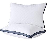 Meoflaw Lot de 2 oreillers en Gel de Luxe pour Dormir sur Le côté et sur Le Dos (Standard)