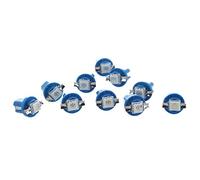 Meogromp 10x Ampoule LED SMD Compteur Tableau DE Bord B8-5D T5 avec Support Bleu Tuning