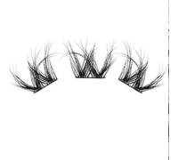 MeoMagic 10 rangées-120 pc Kit d'Extensions de Cils avec Pinces & Colle-F15