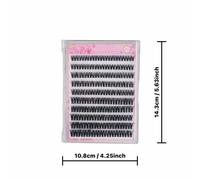 MeoMagic 10 rangées - 120 pièces Extensions de cils pré-encollées - WM3