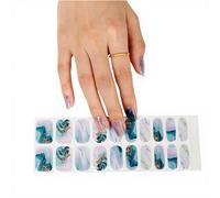 MeoMagic Autocollants pour Ongles en Gel - Lot de 20 - Modèle 14-18