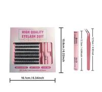 MeoMagic Extensions de Cils Accessoires 10 Rangées Modèle 20-10