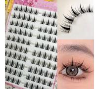 MeoMagic Extensions de cils pré-collées (sans pinces à épiler) - 10 lignes - 120 pièces - F04