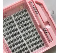 MeoMagic F29 Kit d'extensions de cils avec pince et colle - 120 pièces