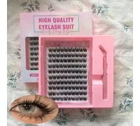 MeoMagic - Kit de faux-cils pré-collés avec pinces à épiler, 10 lignes - F11