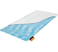 Meos® Surmatelas en mousse gel 140 x 200 cm pour matelas et lit à sommier tapissier, fabriqué en Allemagne, haute densité 50, housse lavable jusqu'à 60 °C, 140 x 200 cm