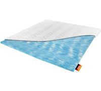 Meos® Surmatelas en mousse gel, 160 x 200 cm, pour matelas et lit à sommier tapissier, fabriqué en Allemagne, haute densité de densité RG50, housse lavable jusqu'à 60 °C, 160 x 200 cm