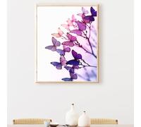 MEOSUEWI Animal Peinture Numero Adulte Papillon Peinture par Numéro Enfant Adultes Débutants 90 x 120 cm, avec Paint Acrylique Numéro d'Art Kit Paint par Décoration Murale et Cadeaux PjY4025 B-S