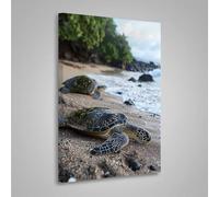 MEOSUEWI Diamond Painting Tortues De Mer Peinture Diamant OcéAn 5D DIY Diamant Painting Kit Complet, Diamond Cristal Perle Broderie Point de Croix Art Set Pour Décoration Murale 20x30 cm PjY1411 2-X