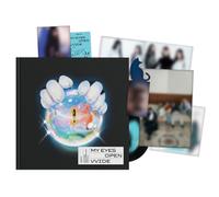 MEOVV - MEOVV - 1st EP Album [MY EYES OPEN VVIDE] (Photobook - ORB Ver.) Outer Sleeve + Photobook + CD-R + Sticker Pack + Postcard Set + Folded Poster + Bookmark + 3 Extra Photocards