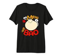 Meow Bao Éventail Chinois à raviolis pour Chat T-Shirt Haut de Gamme