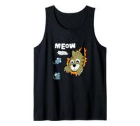 Meow Finding Mouse, Cats & Mice Illustration Graphic Designs Débardeur