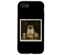 Meow Lite Chat de Soirée Meme - Stupid Brainrot Humor Coque pour iPhone SE (2020) / 7/8