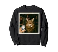 Meow Lite Party Cat | Humour Brainrot Gen Z Sweatshirt