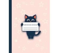 Meow Magic Notebook: Pastel Cat Companion for Girls and Teens - College-Ruled Format with Starry Cover
