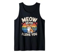 Meow Means I Love You Débardeur