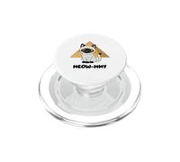 Meow-mmy Pyramide de Chat Mignon de Gizeh Momie égyptienne Ancienne PopSockets PopGrip pour MagSafe
