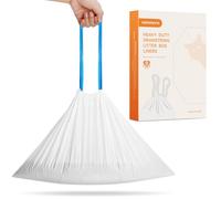 MeoWant Bac à Litière Autonettoyant pour Chat, Bac à Litière Automatique Entièrement Fermé pour Plusieurs Chats, Ultra Sûr/Contrôlé par APP/Désodorisant, avec Tapis & Sac Poubelle & Déodorant (Orange)