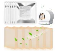 Meowant Lot de 6 désodorisants pour litière auto-nettoyante pour chat Meowant - Contrôle des odeurs - Parfum floral