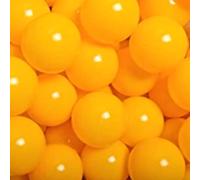 MEOWBABY 50 ∅ 7Cm Balles pour Piscine À Balles Bébé Adapté aux Enfants Plastiques Boule pour Bebe Parc Jouets pour Les Tout-Petits Fabriqué en UE Colorées Jaune